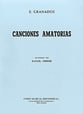 Canciones Amatorias Study Scores sheet music cover